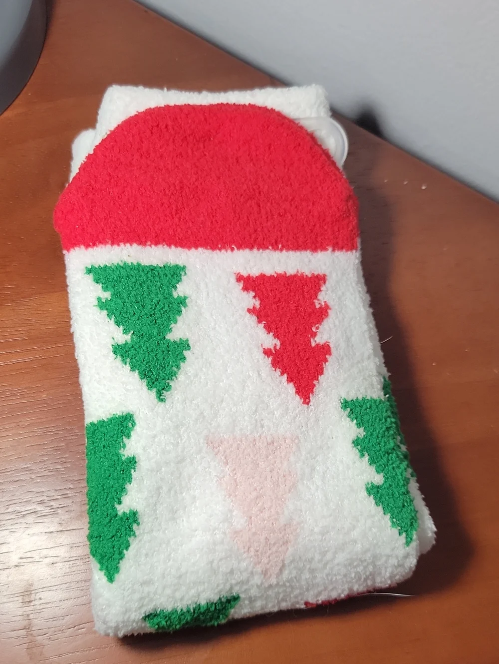 MIXIT Holiday Tree Cozy Crew Socks